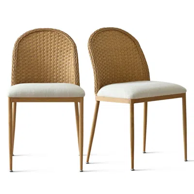 Maison Boucle Rattan Dining Chairs For Dining Room