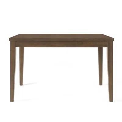 Maison Boucle Wood Counter Height Dining Table In Brown