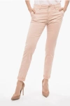 Maison Clochard Urban Forest Cotton Mallard Chino Pants With Cuffed Hem