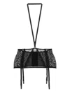 Maison Close Accroche Cœur Garter Belt In Black