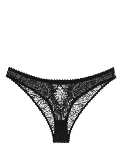 Maison Close Accroche Cœur Panties In Black