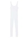 Maison Close Backless Jumpsuit In White