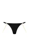 Maison Close Chain-string Thong In Black