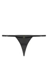 Maison Close Removable Thong In Black