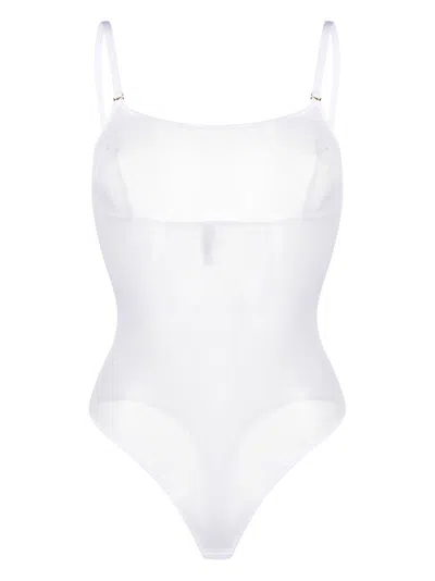 Maison Close Corps À Corps Body String In White