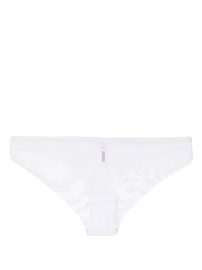Maison Close Corps À Corps Culotte Briefs In White
