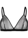 Maison Close Corps À Corps Triangle-cup Bra In Black