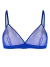 Maison Close Corps À Corps Triangle-cup Bra In Blue