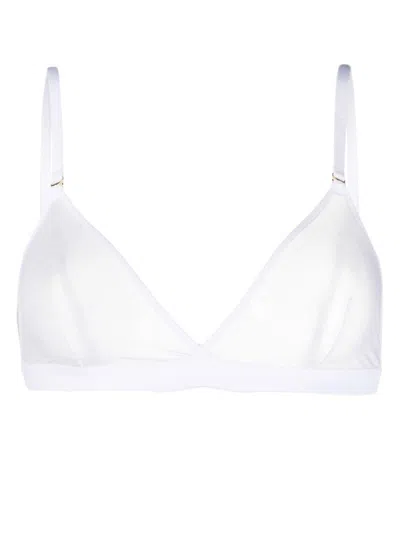 Maison Close Corps À Corps Triangle-cup Bra In White