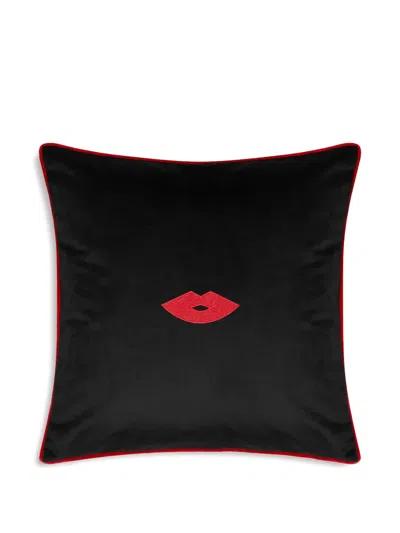 Maison Close Curiosités Désirables © French Kiss Cushion In Black