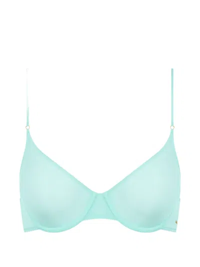 Maison Close Double Sens Corbeille Sheer Bra In Blue