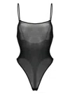 Maison Close Double Sens Shapewear Body In 黑色