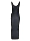 Maison Close Double Sens Shapewear Maxi Dress In Black