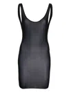 Maison Close Double Sens Shapewear Mini Dress In Black
