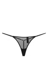 Maison Close Double Sens Thong In Black