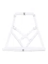Maison Close Fatale Open Triangle Bikini Top In White