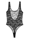 Maison Close Flashback Bodysuit In Black