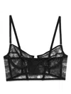 Maison Close Flashback Bra In Black