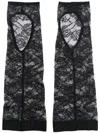 Maison Close Flashback Gaiters In Black