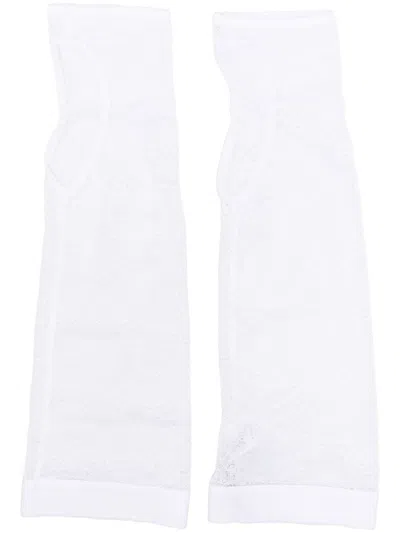 Maison Close Flashback Gaiters In White