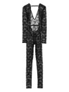 Maison Close Flashback Jumpsuit In Black