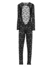 Maison Close Flashback Jumpsuit In Black