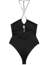 Maison Close French Kiss Bodysuit In Black
