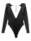 Maison Close French Kiss Bodysuit In Black