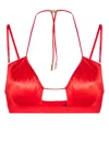 Maison Close French Kiss Bralette Bra In Red