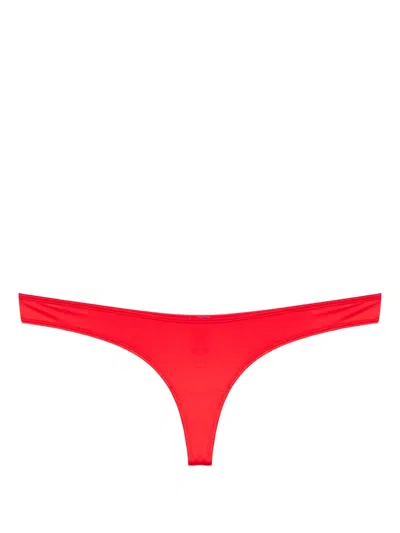 Maison Close French Kiss Briefs In Red