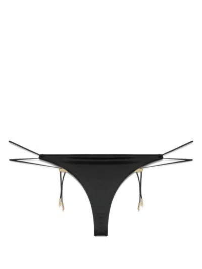 Maison Close French Kiss Thong In 黑色