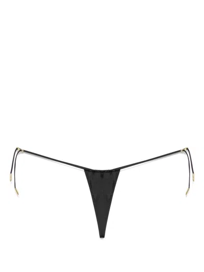 Maison Close French Kiss Thong In 黑色