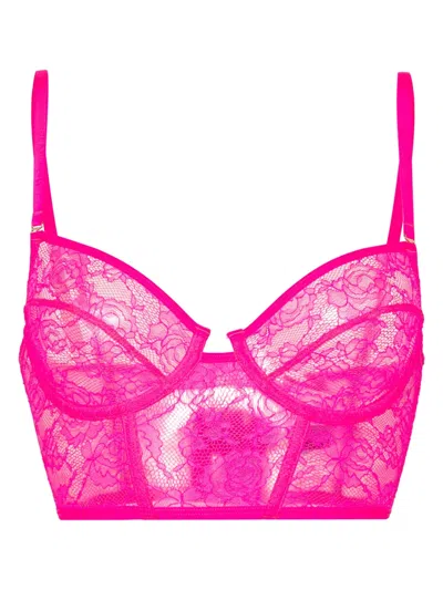 Maison Close Half Cup Bra In Pink