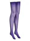 Maison Close Hold-up Stockings In Purple