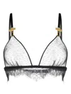 Maison Close Inspiration Divine Cross-charm Bra In Black