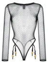 Maison Close Inspiration Divine Mesh Body In Black