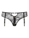 Maison Close Jeux Magnétiques Lace Suspender Panty In Black
