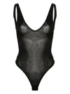 Maison Close La Femme Amazone Bodysuit In Black