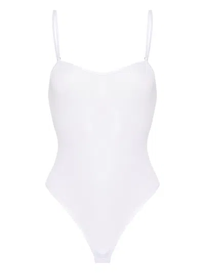 Maison Close La Femme Amazone Bodysuit In White