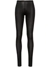 Maison Close La Femme Amazone Ribbed Leggings In Black