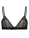 Maison Close La Femme Amazone Triangle Bra In Black