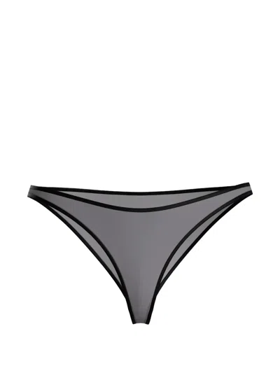 Maison Close La Parisienne Briefs In Gray