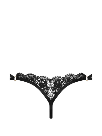 Maison Close Lace Briefs In Black