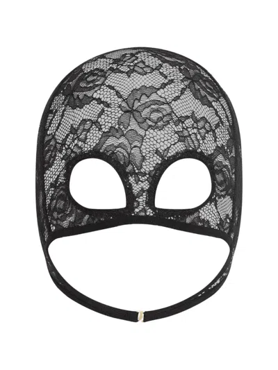 Maison Close Lace Flashback Hood In Black