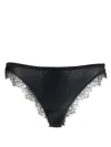 Maison Close Lace-trim Detail Briefs In Black