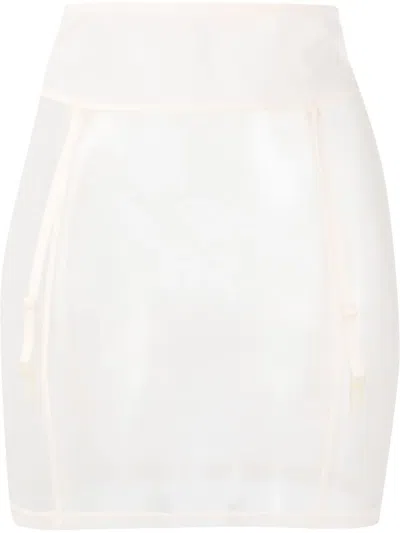 Maison Close L'amoureuse Sheer-mesh Waspie Corset In Pink
