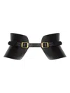 Maison Close Leather Corset Belt In Black