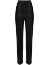 Maison Close Logo-print Strap Sheer Trousers In Black