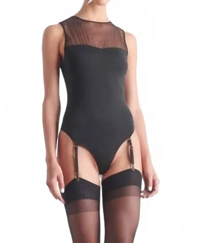 Maison Close Madame Reve Thong Bodysuit In Black
