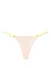 Maison Close Mini String Thong In Neutrals